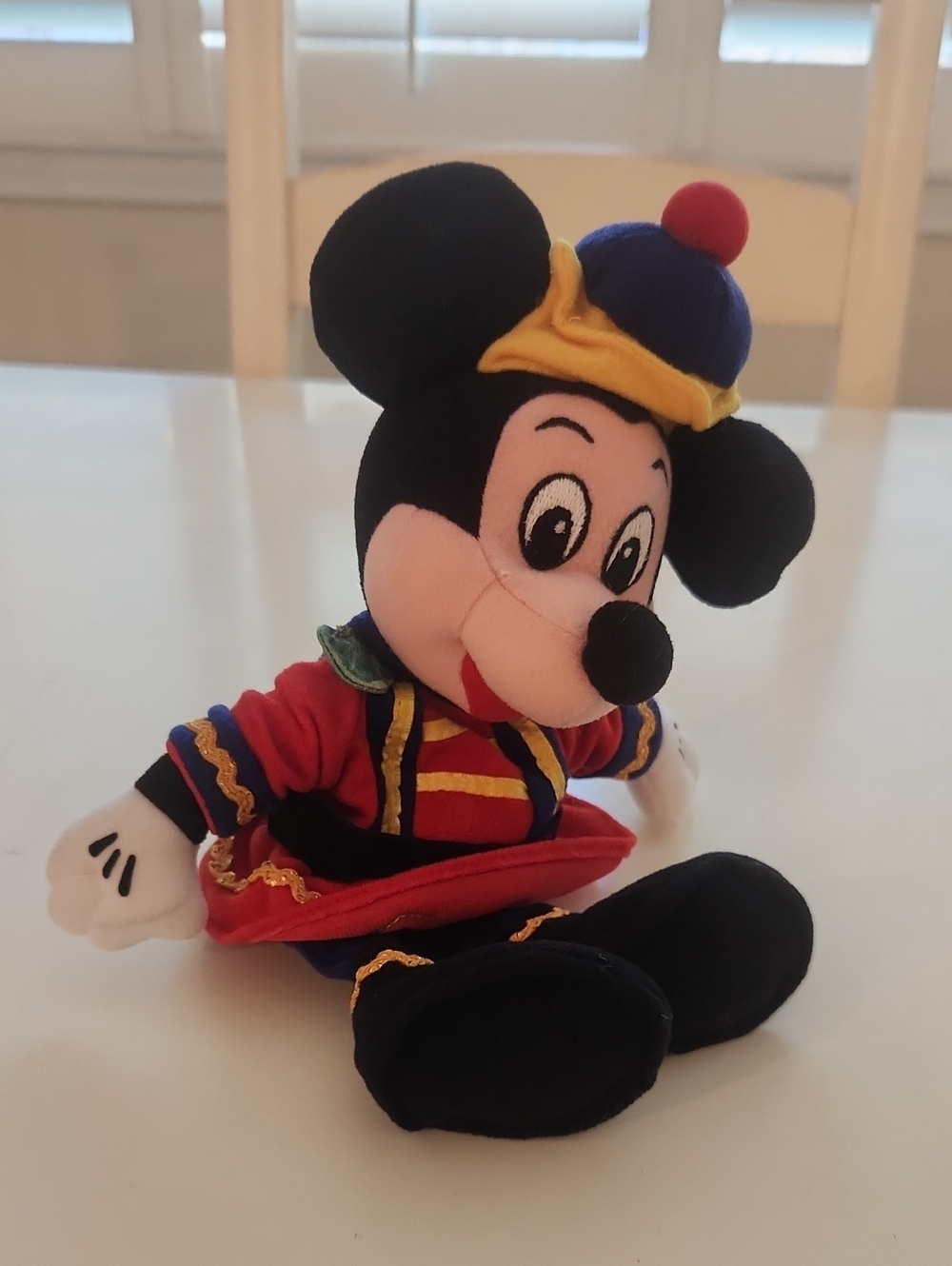 Disney Store The Nutcracker Mickey Mouse Bean Bag Plush 10”